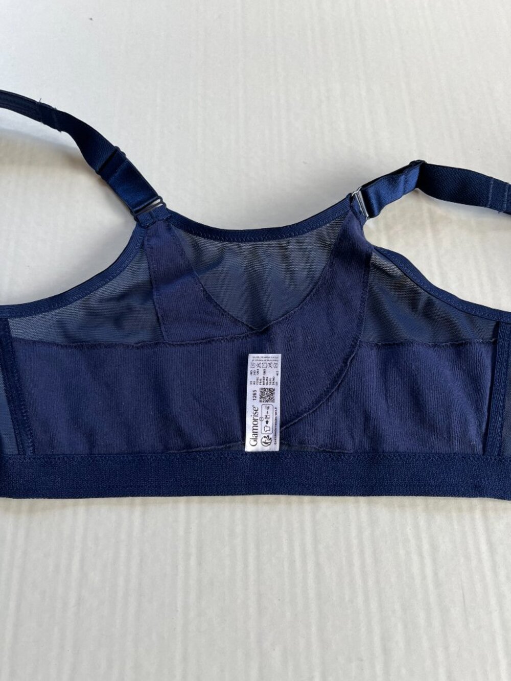 Glamorise 46D Blue MagicLift Front-Closure Posture Back Bra Curvy Women - Picture 6 of 9